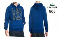 giacca lacoste classic 2013 uomo hoodie coton w06 bleu